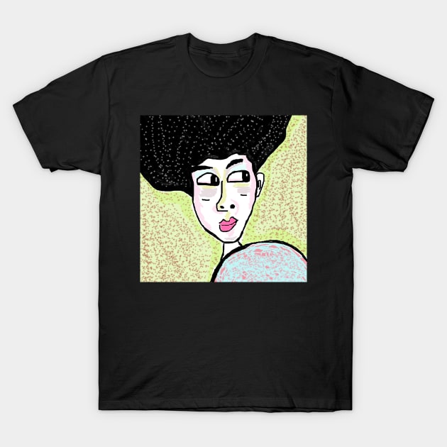 Naif Woman T-Shirt by DLGstudio